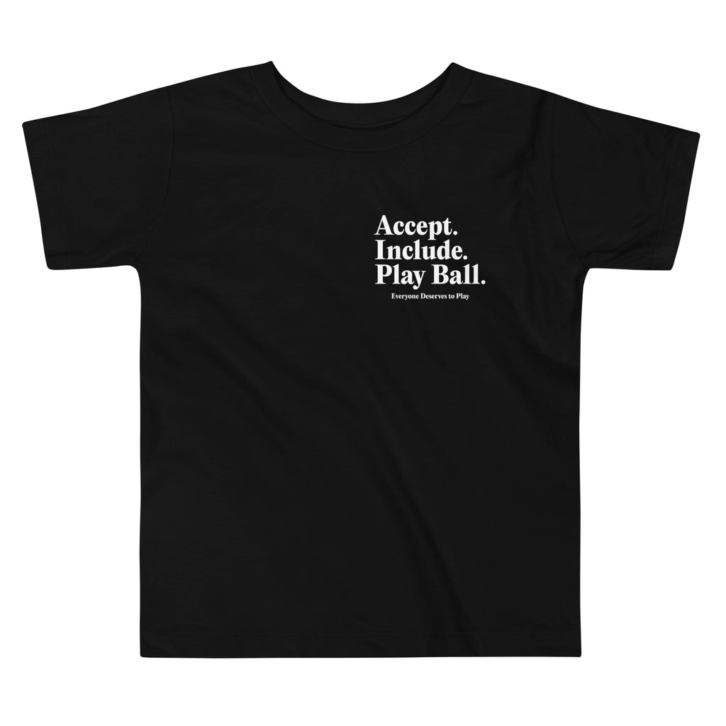 Real Friends Stadium Toddler Tee in Black | Autism Society San Diego