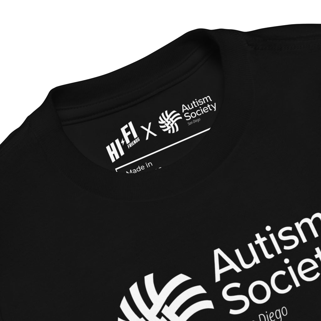 ASSD Essential Logo Toddler Tee in Black | Autism Society San Diego