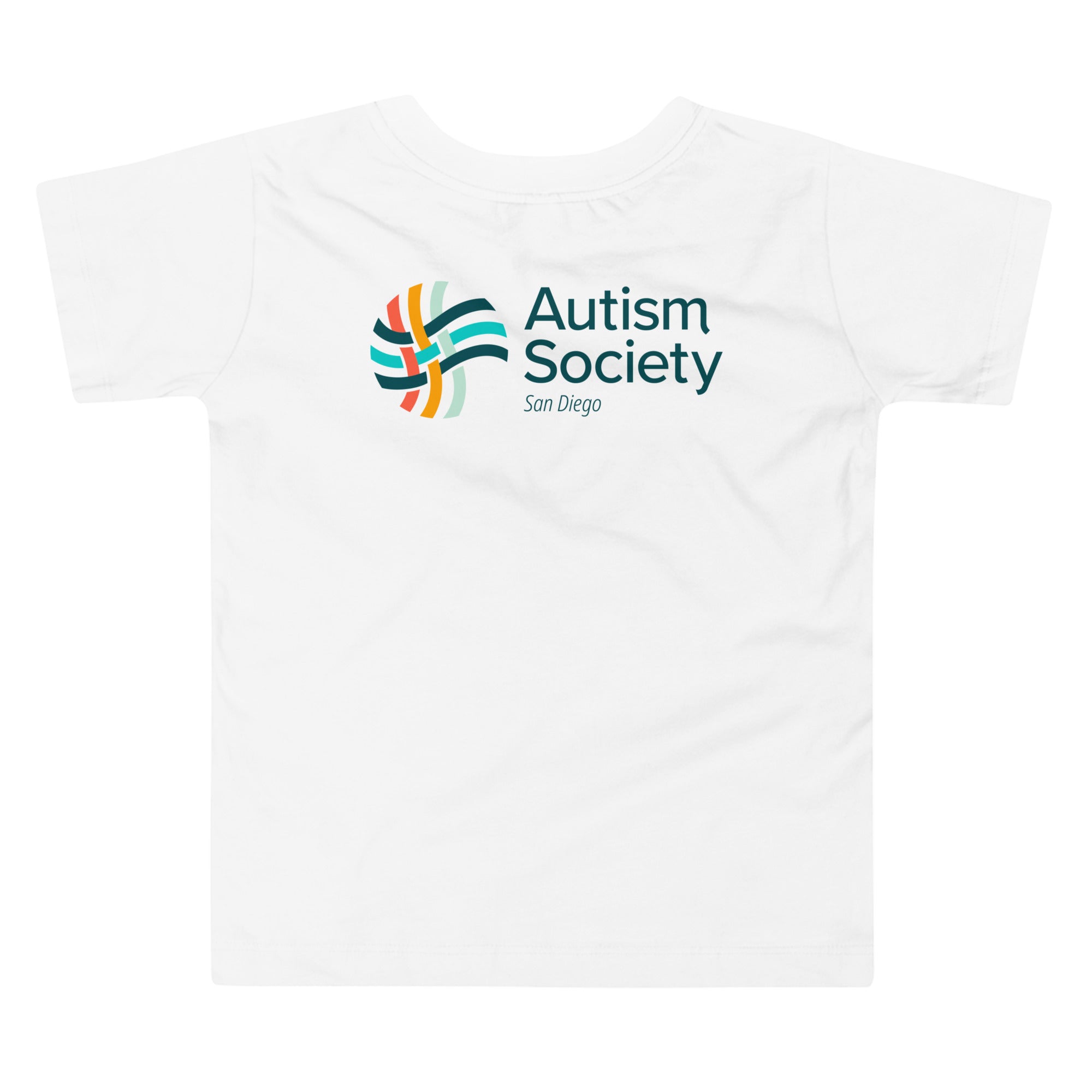 Family Camp Toddler Tee in White | Autism Society San Diego