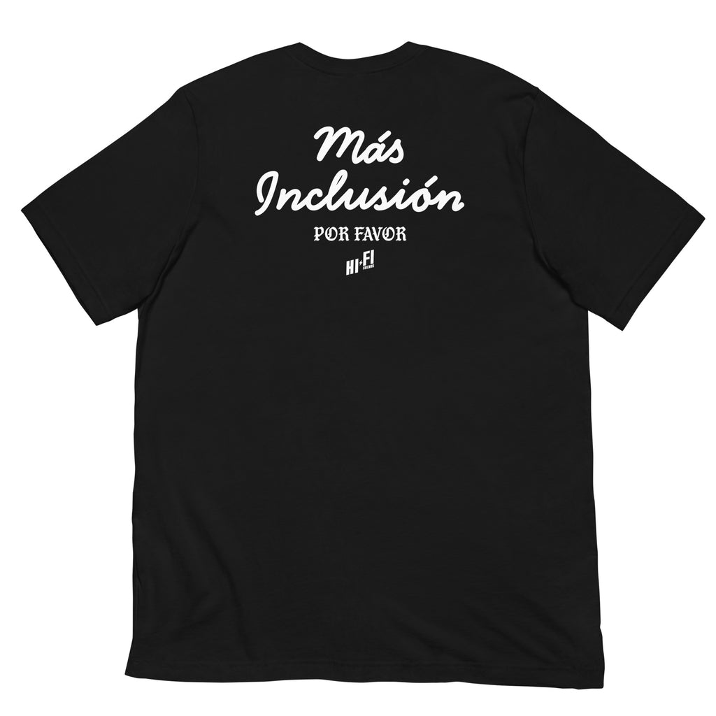 Más Inclusión Tee in Black | Autism Society San Diego
