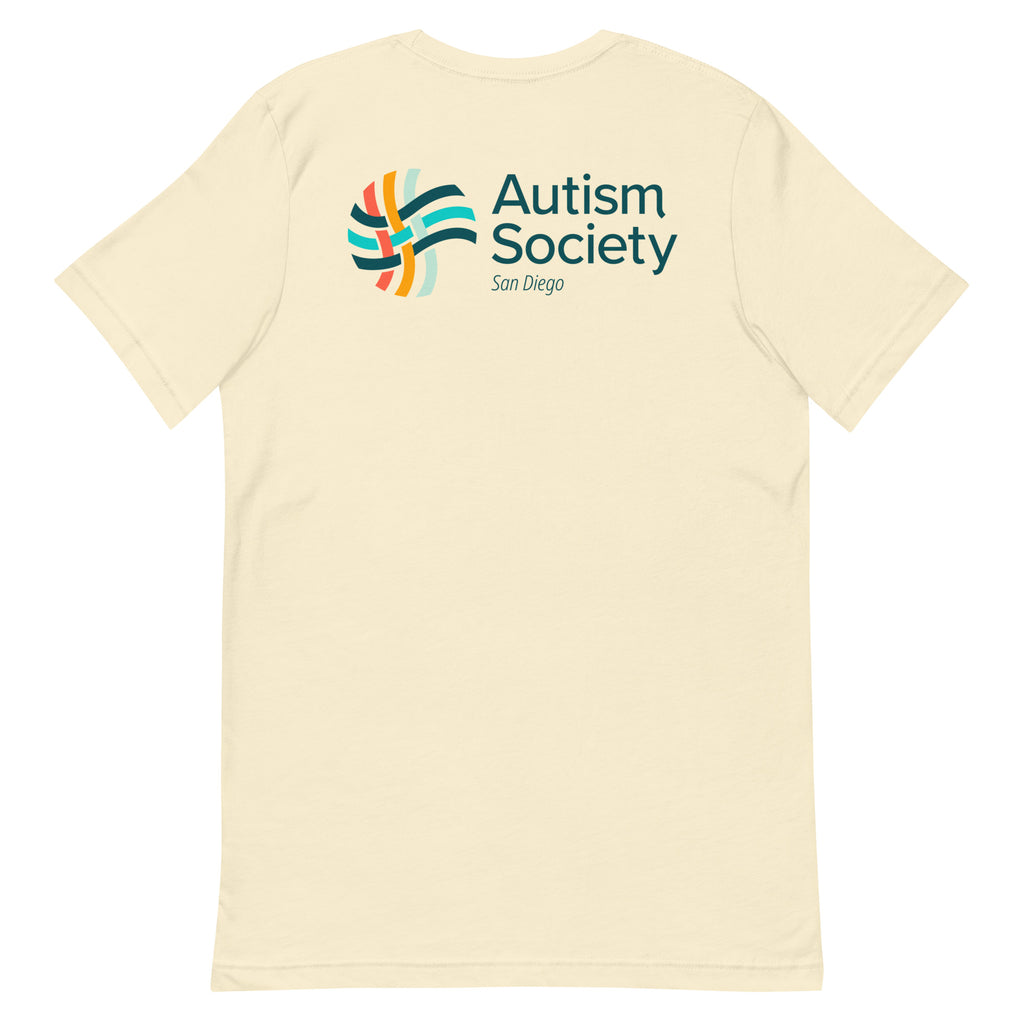Family Camp Tee in Natural | Autism Society San Diego