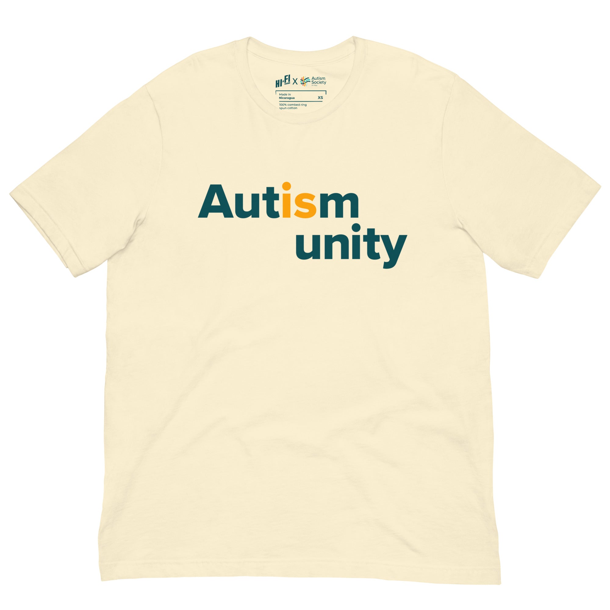 Autism Is Unity Tee in Natural | Autism Society San Diego