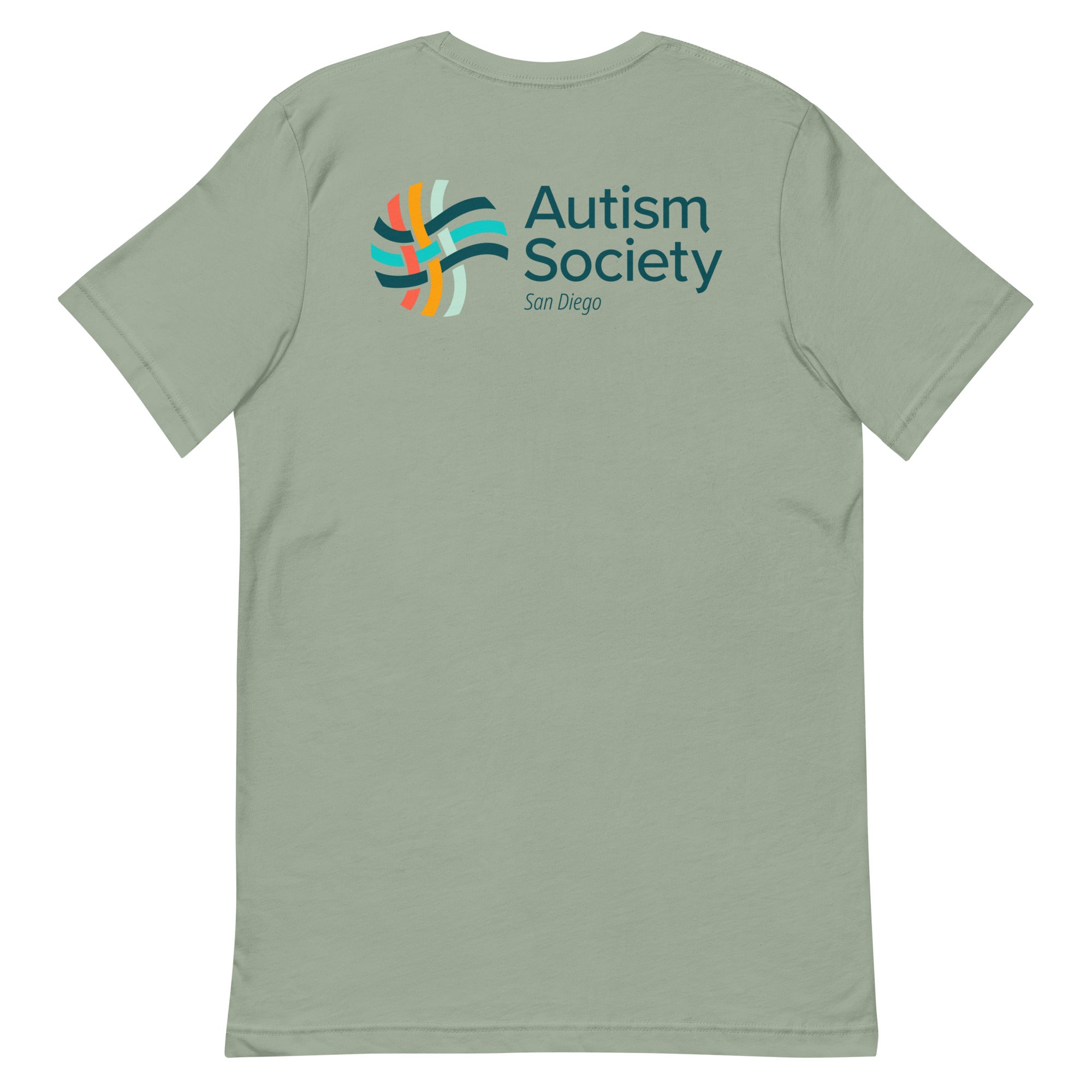 Family Camp Tee in Sage | Autism Society San Diego