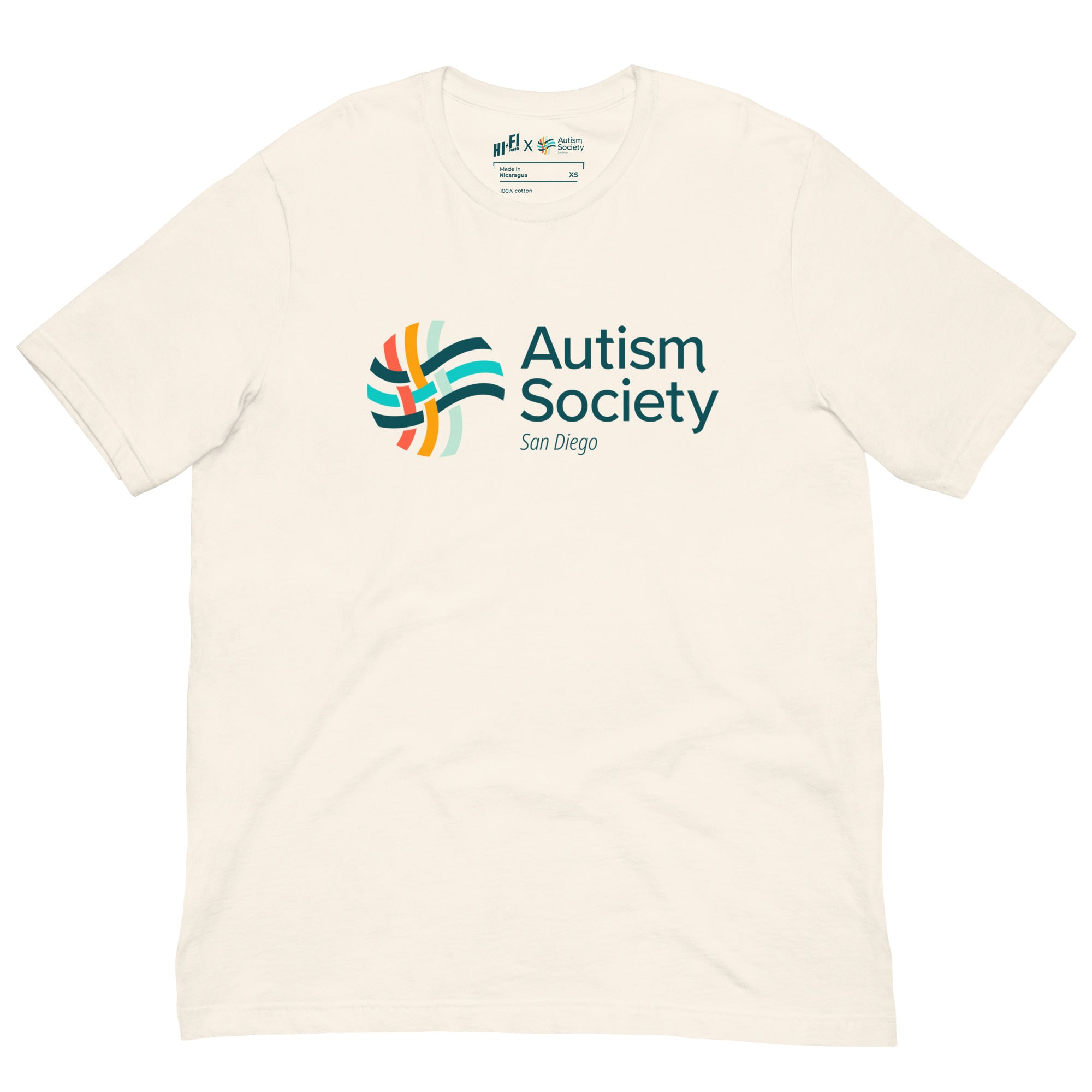 ASSD Essential Logo Tee in Vintage White | Autism Society San Diego