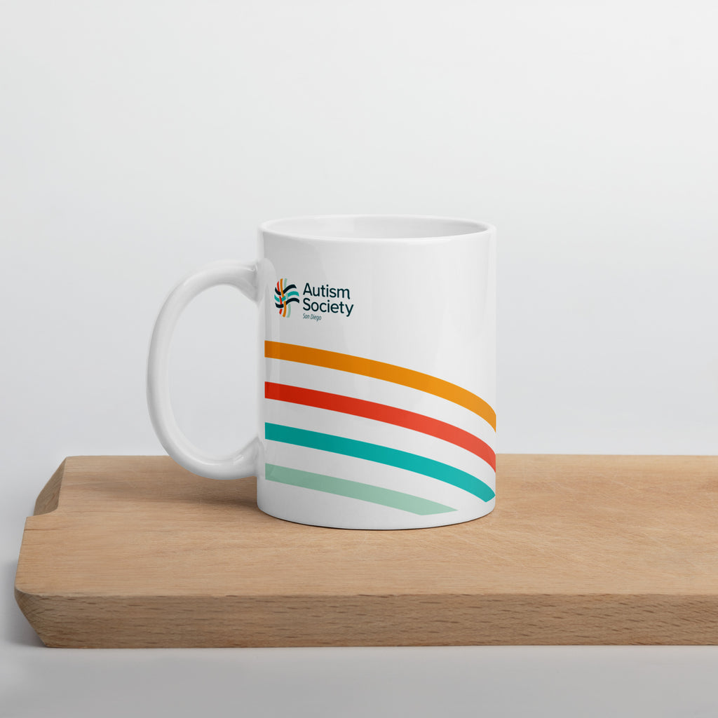 Autism Is Worthy White Mug 11oz | Autism Society San Diego