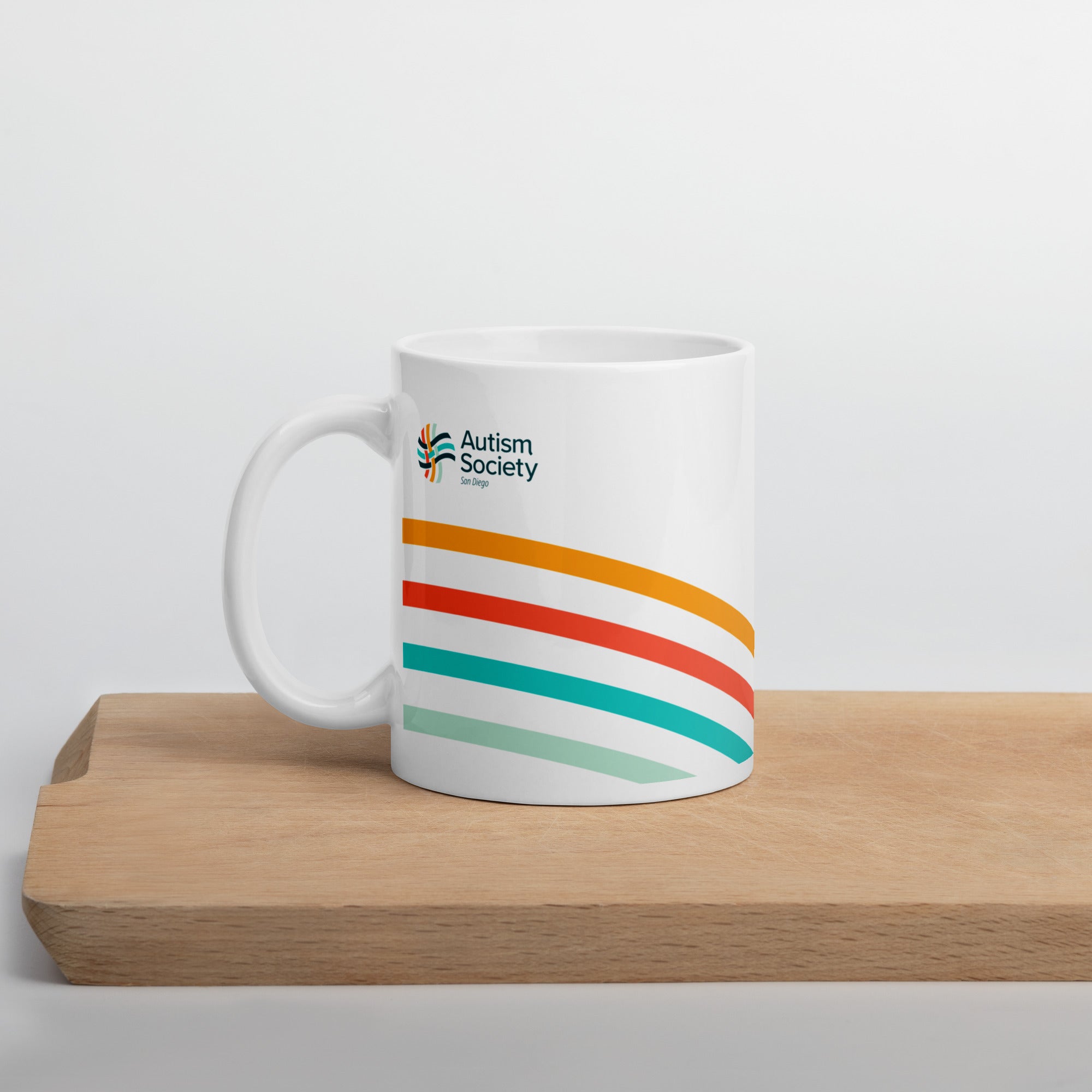 Autism Is Worthy White Mug 11oz | Autism Society San Diego