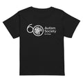 ASSD 60th Logo Women's High-Waisted Tee in Black | Autism Society San Diego