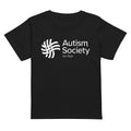 ASSD Essential Logo Women's High-Waisted Tee in Black | Autism Society San Diego