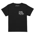 Real Friends Stadium Women's High-Waisted Tee in Black | Autism Society San Diego