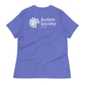 Camp I Can Women's Tee in Heather True Royal | Autism Society San Diego