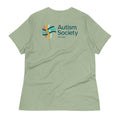 Family Camp Women's Tee in Sage | Autism Society San Diego