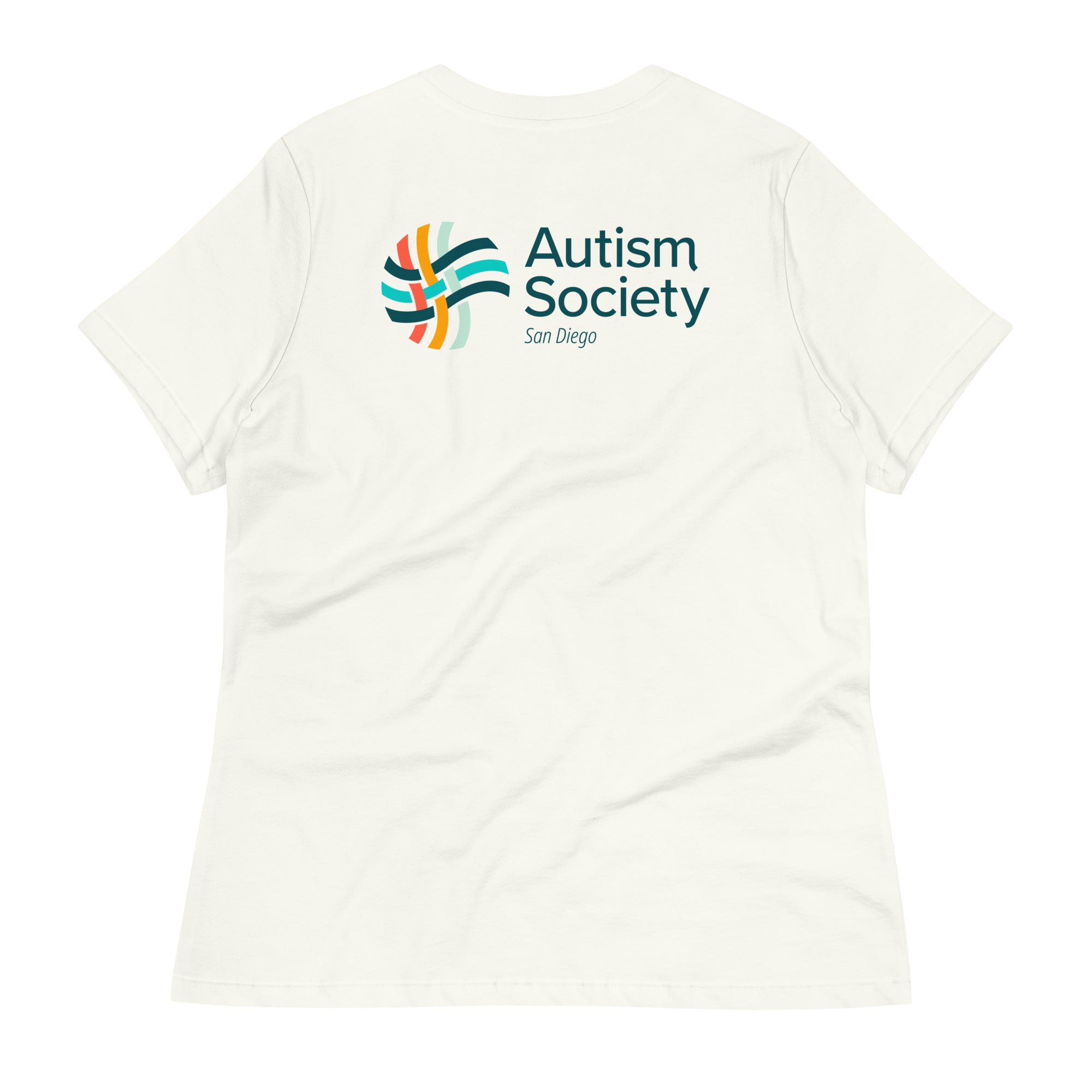 Family Camp Women's Tee in Vintage White | Autism Society San Diego