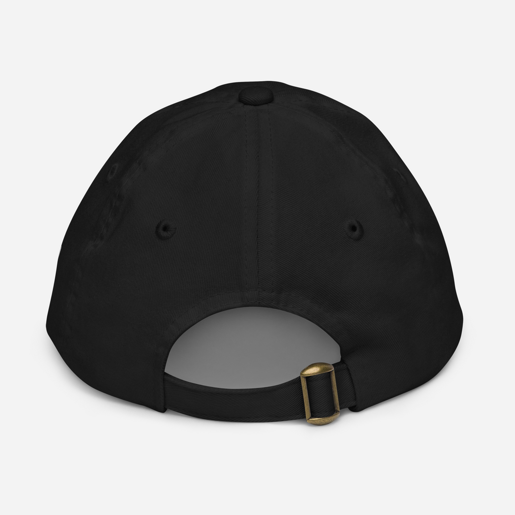 ASSD Essential Logo Youth Baseball Cap in Black | Autism Society San Diego