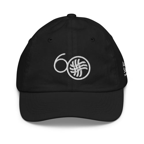 ASSD 60th Logo Youth Baseball Cap in Black | Autism Society San Diego