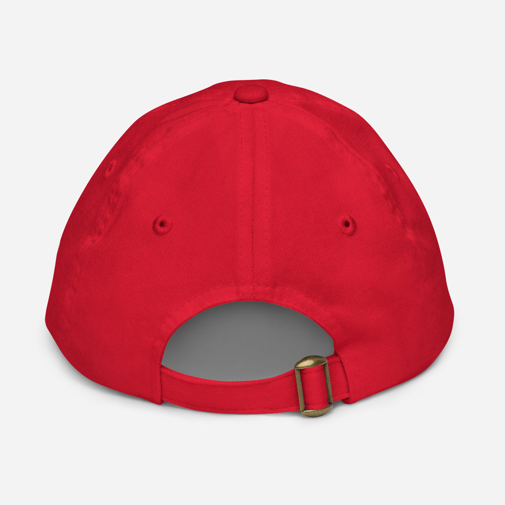 Surf Camp Youth Baseball Cap in Red | Autism Society San Diego
