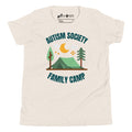 Family Camp Youth Tee in Heather Dust | Autism Society San Diego