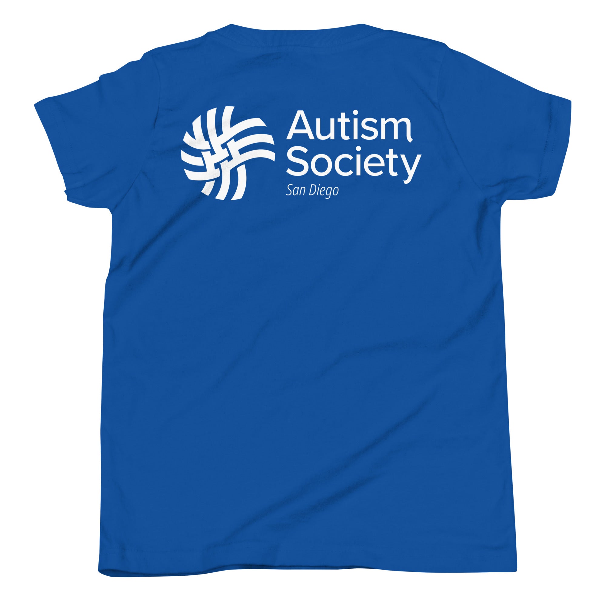 Camp I Can Youth Tee in True Royal | Autism Society San Diego