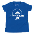Camp I Can Youth Tee in True Royal | Autism Society San Diego