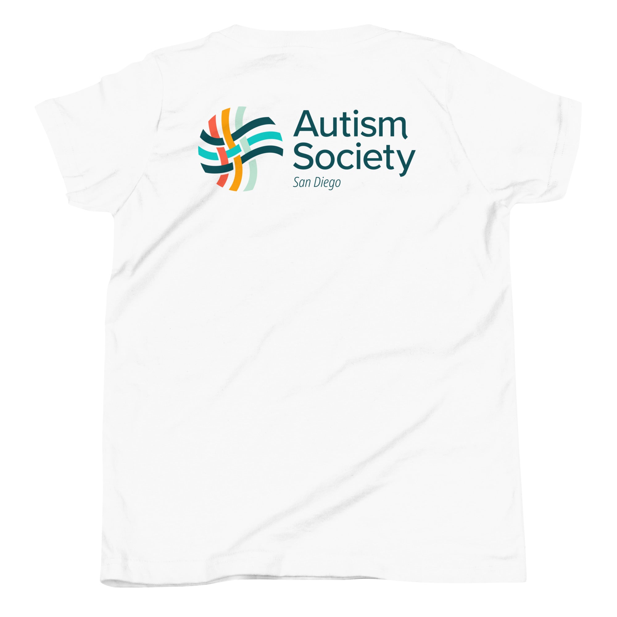 Family Camp Youth Tee in White | Autism Society San Diego